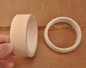 Natural Wood Bangle Set Artisan Crafted Fashion Accessories for Women - Product Image 2