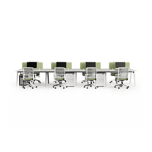 Modern 2-Person Office Workstation Furniture <strong>Computer</strong> Desk for Collaborative Work Multi-persons Workstation <strong>Table</strong> - Product Image 5