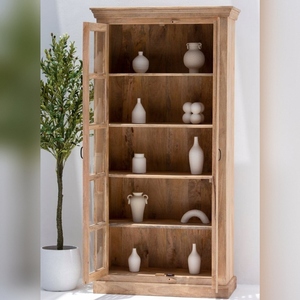 Étagère de présentation en bois Vandana Altis Neo, design moderne et minimaliste en bois massif, meuble de rangement - Product Image 2