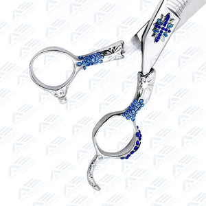 Ciseaux de coiffure à effiler en acier inoxydable pour barbier, double usage, 6 pouces - Product Image 6