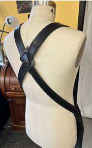 Tablier en cuir robuste pour soudeur, atelier de forgerie, protection durable, commandes en gros personnalisées OEM LPN-0325 - Product Image 2