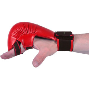 Mitaines de karaté pour l'entraînement et la performance, avec rembourrage profilé, intérieur lisse et maintien sécurisé du poignet - Product Image 6