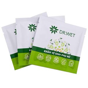 Toallitas Húmedas Desechables al por Mayor con Postbióticos para Piel Sensible, Hidratantes, Antiolor, de Algodón Natural con Hierbas, para Higiene Vaginal Femenina - Product Image 3