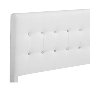 Letto Queen Size Glory Furniture Diamond G2587 QB in Bianco, Eleganti Letti Imbottiti - Product Image 3