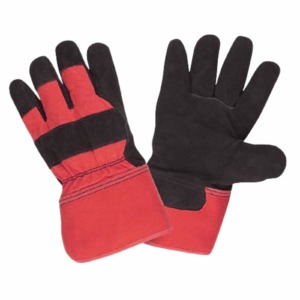 Gants de travail en cuir pour homme et femme, résistants, en cuir de vachette pleine fleur, unisexes - Product Image 6