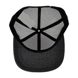 Casquette Trucker en Maille à 5 Panneaux, Style Décontracté Plage, Prix Bas, Logo Brodé 3D Personnalisé, Tissu Rayé pour le Voyage – Vente en Gros - Product Image 4