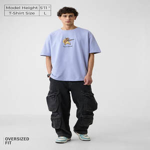 Ensemble de vêtements streetwear de haute qualité, t-shirt et short assortis, 245 g, 100 % coton, épaules tombantes, coupe ample, ensemble pour homme - Product Image 1