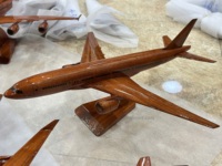 Maquette en bois Boeing 777, kit d'assemblage, fabriquée en usine au Vietnam / Modèle d'avion en bois B777, artisanat vietnamien