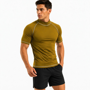 <b>Men's</b> Sleeve <b>Compression</b> T <b>Shirt</b> Breathable Quick Dry Slim Fit Sports Top Workout Training Tee long sleeve <b>compression</b> <b>Shirt</b> - Product Image 4