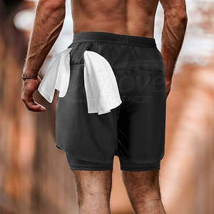 Shorts d'entraînement sur mesure fabriqués en usine avec votre propre logo, shorts décontractés pour hommes, shorts confortables et tendance - Product Image 2