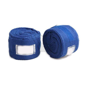 Vendas de Mano de Algodón de Alta Calidad para Boxeo, MMA, Muay Thai, Sanda, con Agarres y Cierre de Gancho y Bucle, Unisex - Product Image 3