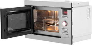 ไมโครเวฟ A-m-i-c-a รุ่น A-M-M-25B-I แบบติดตั้งในตัว พร้อมตะแกรง ขนาด 25 ลิตร 900 วัตต์ ผลิตจากเหล็กไร้สนิม - Product Image 3