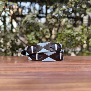 Ceinture Polo en Cuir de Buffle Véritable avec Boucle Ardillon en Alliage de Zinc, Largeur 35MM, Finition Artisanale au Fil Ciré Recyclé, Traitement Chimique Italien - Product Image 2