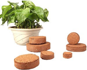 Granulés de coco bio 20 mm - Substrat écologique pour la germination et la croissance, haute capacité d'absorption d'eau pour le jardin et l'agriculture - Product Image 4