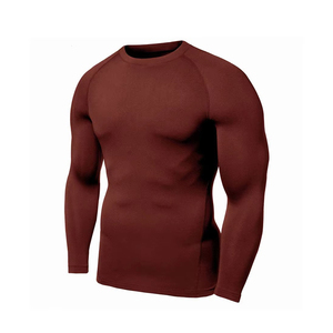 Rashguard pour homme à manches longues et courtes, extensible, à séchage rapide, pour le fitness, la natation, le sport et le cyclisme - Product Image 3