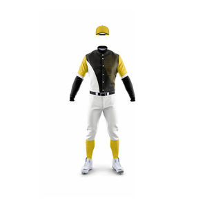 Uniformes de Béisbol y Sóftbol Unisex Personalizados, Impresión por Transferencia de Calor, Transpirables, de Secado Rápido, Cuello en V, 100% Poliéster, Antibacterianos - Product Image 5