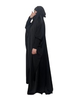 Robe décontractée en mousseline de coton taille unique, ensemble deux pièces pour Burqa Niqab, longueur ras du sol, manches longues, personnalisable au Bangladesh