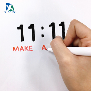 ไวท์บอร์ดแม่เหล็กสีน้ำเงินแบบลบได้พร้อมกรอบดีไซน์หรูหรา - Product Image 3