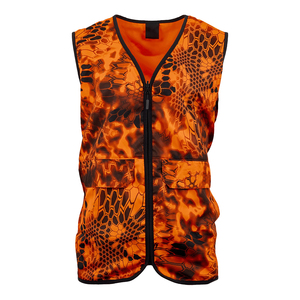 Gilet de chasse unisexe Coder Sports, imperméable, coupe-vent, respirant, imprimé, silencieux, avec poches zippées et face réversible - Product Image 1