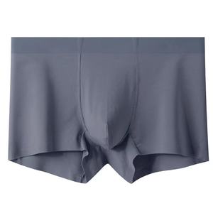 Culotte string sexy en fibre de bambou confortable pour homme avec poche de maintien respirante et logo classique – Sous-vêtements masculins en bambou - Product Image 3