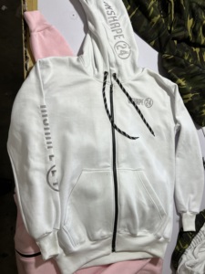 Men's Heavyweight Cotton Fleece Pullover Hoodie Jacket 450g Heavy Washing Distressed Eco-Friendly Windproof Vintage Streetwear - Product Image 1