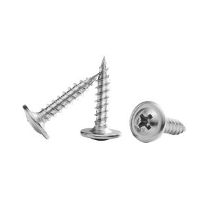 Ancoraggi a Muro in Acciaio Inossidabile ad Alta Durezza # Viti per Cartongesso e Legno Autoperforanti 8 X 3/4 Pollici, Viti Autofilettanti Multiuso - Product Image 6