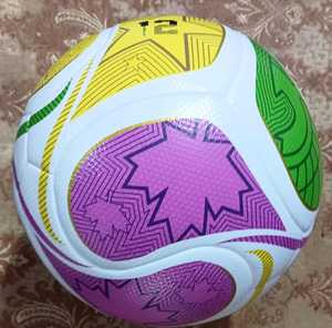 Balón de Fútbol de Entrenamiento Texturizado, Talla 5, Material PU, para Adultos, Todas las Temporadas, Amarillo, Blanco, Verde, Morado, para Práctica y Partido - Product Image 2