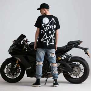 Camisetas de Primera Calidad 100% Algodón, Personaliza Tu Propio Diseño y Logotipo, Camisetas Extra Grandes con Impresión DTG para Hombre - Product Image 1