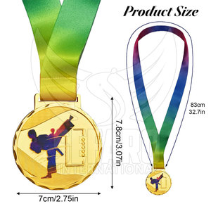 Medallas de Boxeo Personalizadas de Alta Resistencia, Venta Directa de Fábrica, Bajo MOQ - Product Image 4