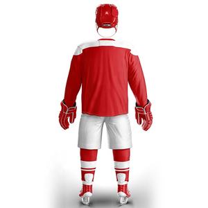 Conjuntos de Camisas de Hóquei no Gelo Personalizadas com Logo Sublimado de Alta Qualidade 100% Poliéster - Product Image 3