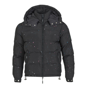 Doudoune à capuche pour homme, manteau d'hiver épais avec rembourrage en polyester, capuche en fourrure, fermeture éclair, style décontracté - Product Image 6