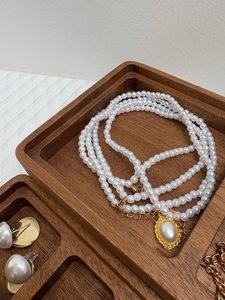 Premium Handmade Walnut Solid Wood Jewelry <b>Box</b> Luxury Organizer Sealed Adjustable Compartments Anti Tarnish Storage natural <b>Pine</b> - Product Image 3