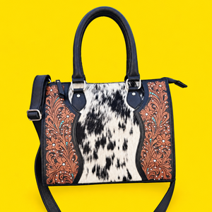 Sac fourre-tout en cuir sculpté à la main de haute qualité 2026, en cuir de vachette, style bohème vintage, fait main, sac à bandoulière - Product Image 1