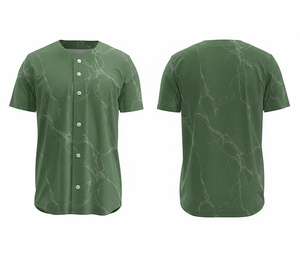 เสื้อเบสบอลแฟชั่นแบบซับลิเมชั่น – เสื้อกีฬาทีมที่สวมใส่สบายพร้อมโลโก้และหมายเลขแบบกำหนดเอง |   ฐานผ้าโพลีเอสเตอร์ที่ระบายอากาศได้ดี - Product Image 4