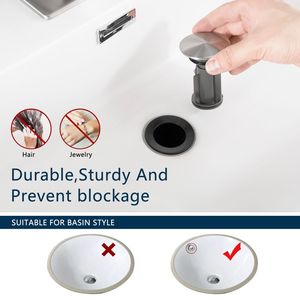 1-Hole Bathroom Faucet with Waterfall <b>Deck</b> Plate Pop Drain Supply Lines Sink Faucet Featuring <b>Brushed</b> Finish One-Handle Design - Product Image 1