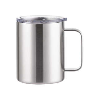 High Capacity Insulated Commuter Coffee <b>Mug</b> Eco Friendly <b>Reusable</b> Steel Canteen Double Walled Temperature Control Cup - Product Image 1