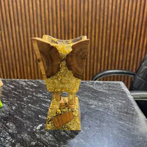 Brûleur à Bakhoor en résine et bois de luxe, porte-encens arabe fait main, pour usage religieux, décoration intérieure, cadeaux, style élégant et haut de gamme - Product Image 6