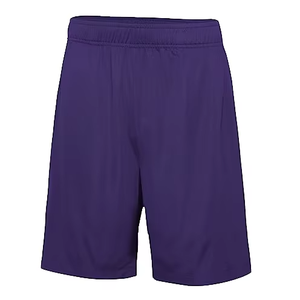Shorts Bermuda Homme Personnalisés en Polyester Violet Uni à Taille Élastique Mi-Haute Séchage Rapide pour Sport et Loisirs - Product Image 4
