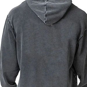 Sweat à capuche unisexe en molleton de coton épais 300g de haute qualité, coupe classique, avec logo personnalisé imprimé numériquement sur le devant, respirant - Product Image 3
