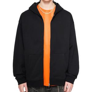 Sweat-shirts décontractés vintage personnalisés pour hommes, 360 g/m², mélange de coton, doublure en molleton français, fermeture éclair, unisexe, logo 3D - Product Image 1