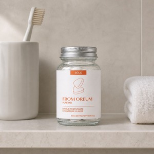 [FROM OREUM] Tabletas de Pasta Dental Sólida con Sabor a Mandarina de Jeju, 60 Tabletas, para Cuidado Diario - Product Image 2