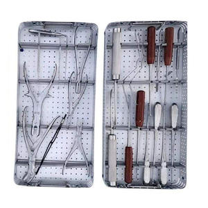 Juego de Instrumentos Quirúrgicos Ortopédicos para Cirugía de Columna Lumbar, Instrumentos Quirúrgicos de Neurocirugía de Acero Inoxidable, Caja Esterilizada, Manual MOL - Product Image 4