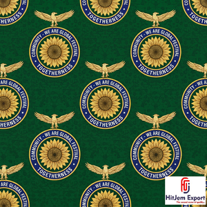 Nigeria Twill Rib African Wax Print Cotton Fabric For Fashion Bags OEM ODM Customized Textile Manufacturing Supplier - Product Image 3