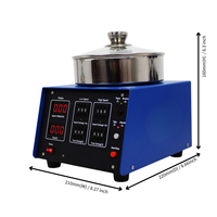 ZKTECH - Revestidor por centrifugación de sobremesa (máx.) 4 pulgadas de diámetro. Bomba de Vacío Sin Aceite de 8500 RPM con 3 Mandriles Giratorios (1/2/4 Pulgadas) y 1% de Uniformidad AC