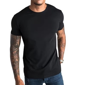 Nueva Camiseta Deportiva Ajustada de Manga Corta para Hombre, Estilo Casual, Ecológica, Transpirable, 100% Algodón, Tallas Grandes, Personalizable por Delante - Product Image 6