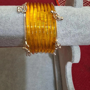 Bracelets tendance en verre gelée pour femmes, élégants et empilables, accessoires de poignet pour dames, bijoux modernes - Product Image 1