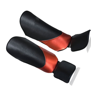 Factory Direct Custom Design Heavy Duty Adult Boxing Gear Shin <b>Pads</b> Guards Cowhide Material ODM OEM Service Available - Product Image 4