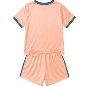 Conjunto de Pijama de Satén Color Durazno para Mujer, Cuello en V, Manga Corta, Top y Pantalones Cortos, Bordado de Oso, Ropa de Dormir Suave, Personalizable OEM ODM - Product Image 2