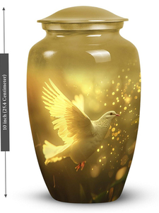 Wholesale Metal Cremation Urns for Adult Human Ashes Modern Design Funeral Supplies Casket <b>Memorial</b> <b>Keepsake</b> - Product Image 2