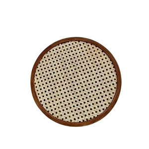Summer Soiree Rattan Placemat Hand-Woven <b>Round</b> <b>Table</b> Decoration for Patio Dining Natural Fiber Outdoor <b>Mat</b> - Product Image 2